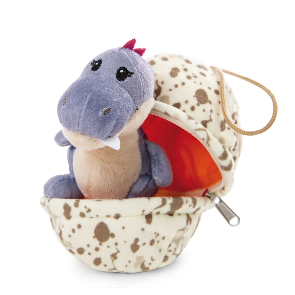 NICI Kuscheltier Dino Baby Mädchen im Ei 13cm mit Loop