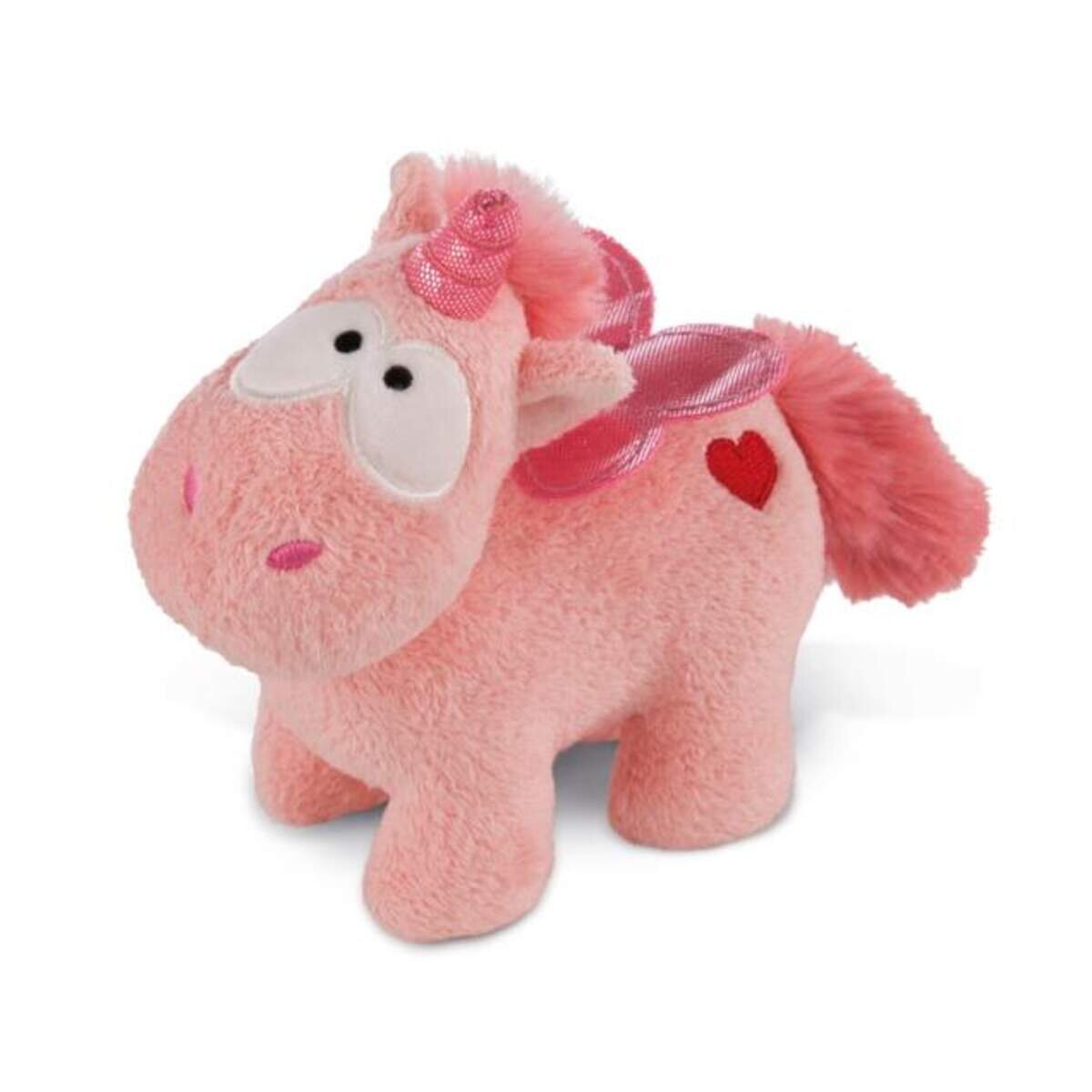 NICI Kuscheltier Einhorn Merry Heart, 13 cm