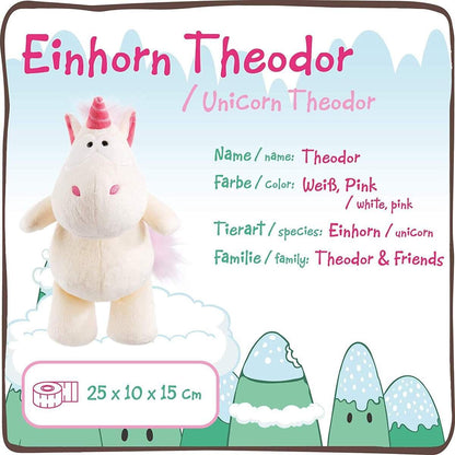 NICI Kuscheltier Einhorn Theodor, 25 cm