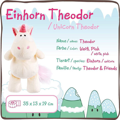 NICI Kuscheltier Einhorn Theodor, 35 cm
