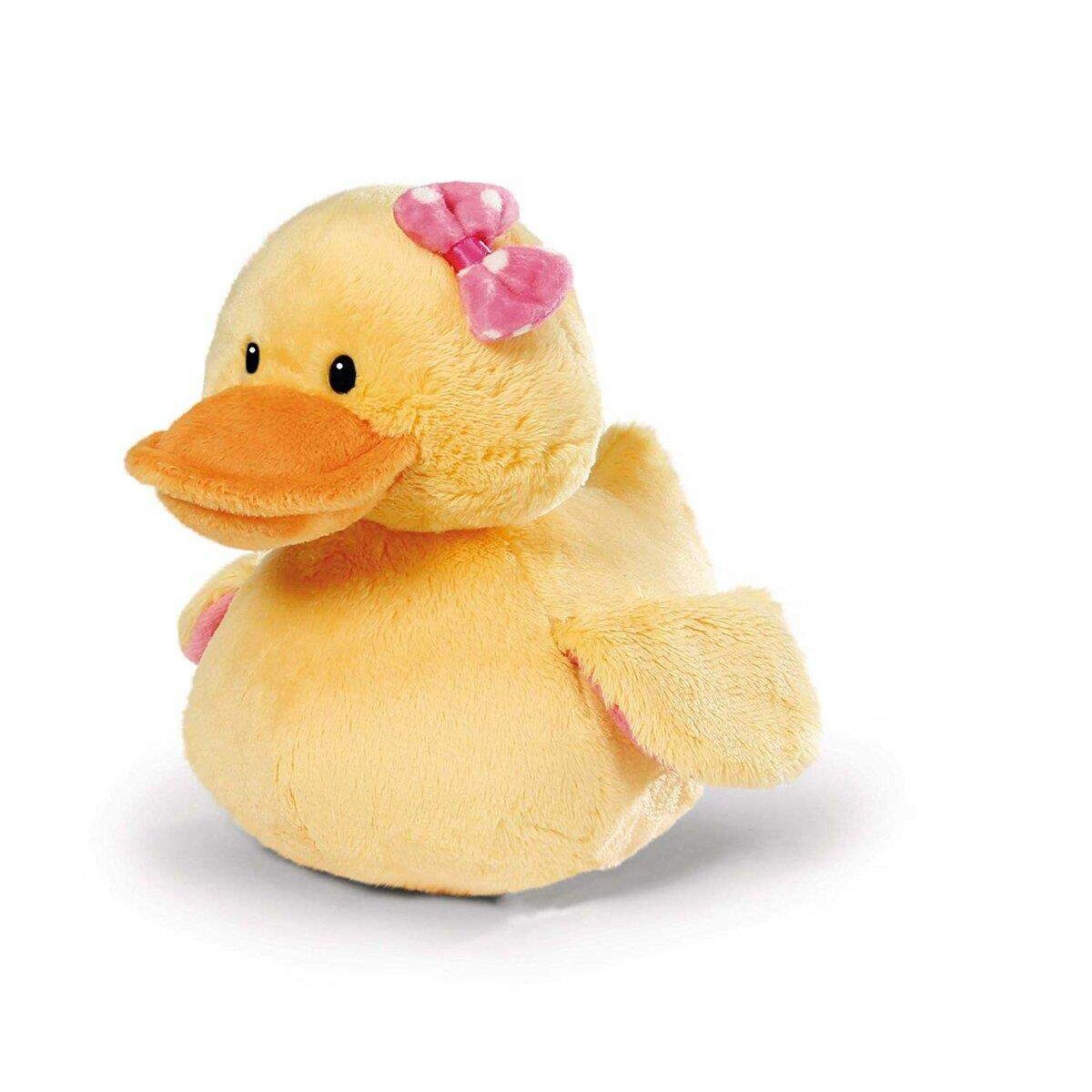 NICI Kuscheltier Ente Bootch mit Quietsche, 15 cm, gelb