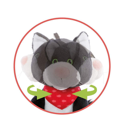 NICI Kuscheltier Katze Pepper mit Biegefunktion