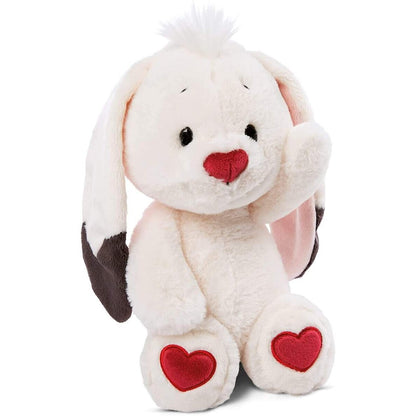 NICI Kuscheltier Love Hase flauschig mit Herz-Applikationen auf Fußsohlen, 25 cm