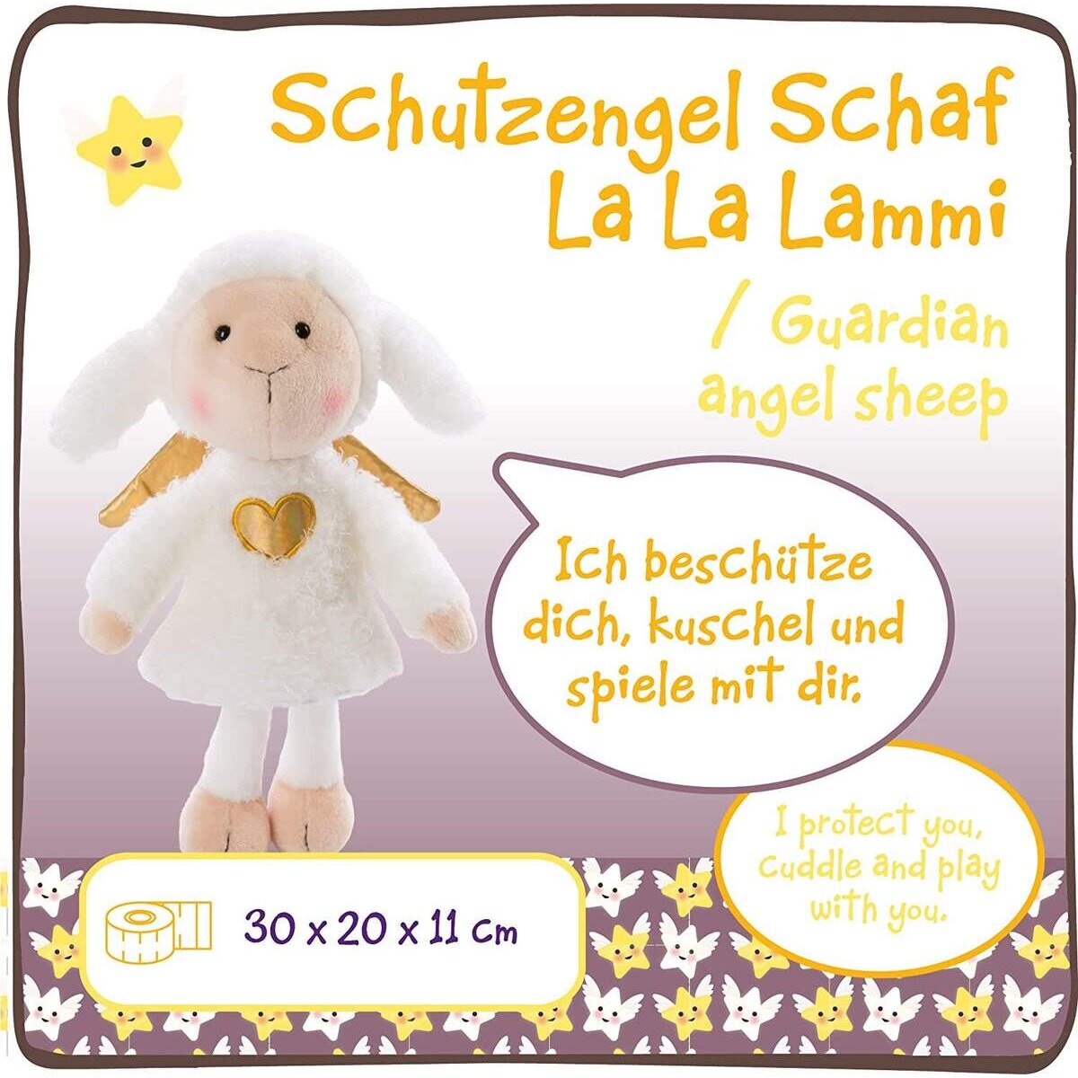 NICI Kuscheltier Schutzengel Schaf La La Lammie 30 cm