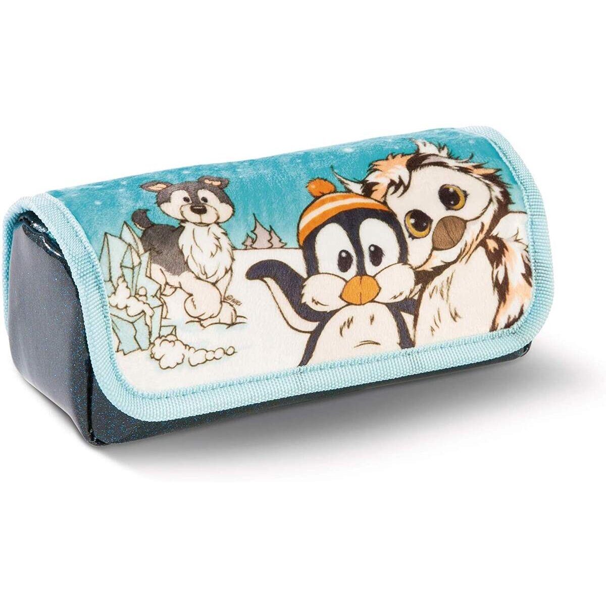 NICI Mäppchen Pinguin Peppi und Eule Aurina zum Rollen