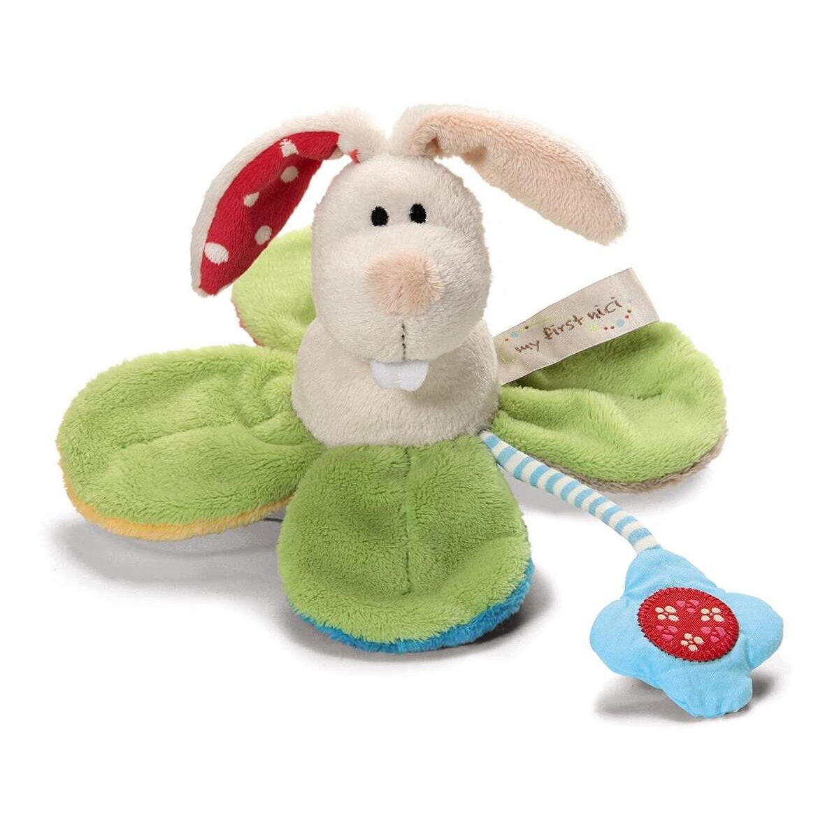NICI My First NICI Greifling Hase in Blume mit Glocke