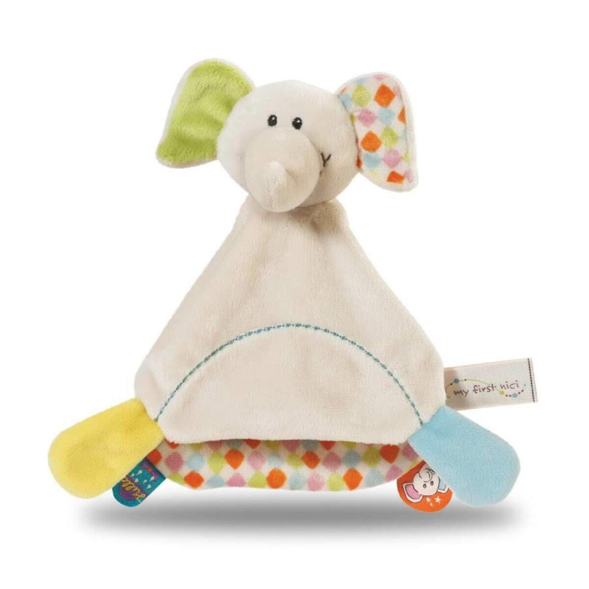 NICI My First NICI Schmusetuch Elefant Dundi rechteckig