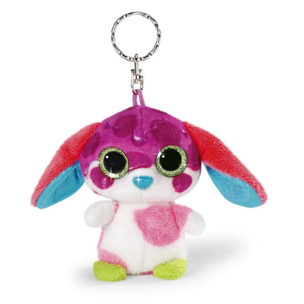 NICI NICIdoos Bean Bag Schlüsselanhänger Hund Bluffy, 9cm