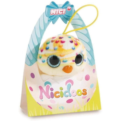 NICI NICIdoos Ente und Hase mit Loop Plüsch, 9 cm
