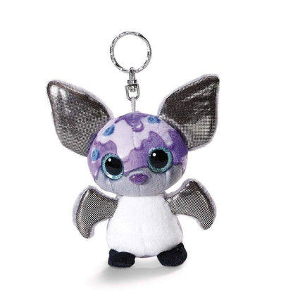 NICI NICIdoos Fledermaus Blueberry Joghurt mit elastischer Schlaufe, 9 cm