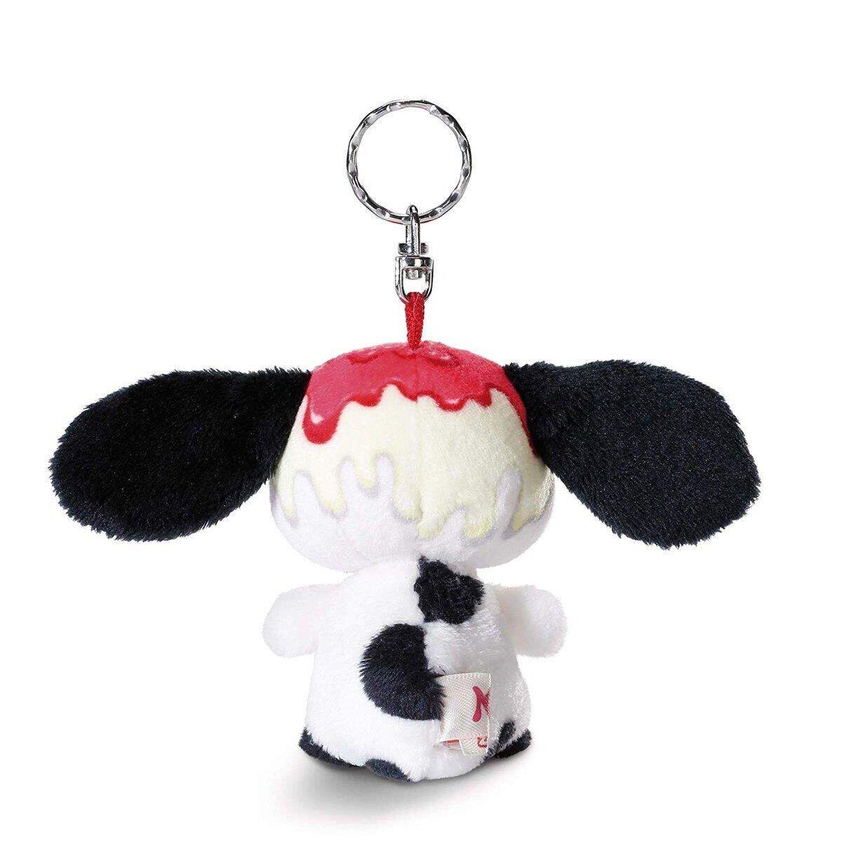 NICI NICIdoos Hund Strawberry Cheesecake mit elastischer Schlaufe, 9 cm