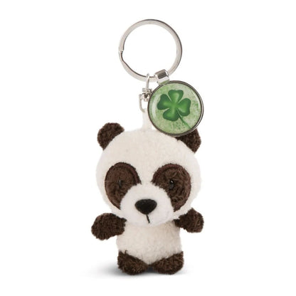 NICI Panda 7cm Bb SA mit Anhänger "Kleeblatt Symbol"