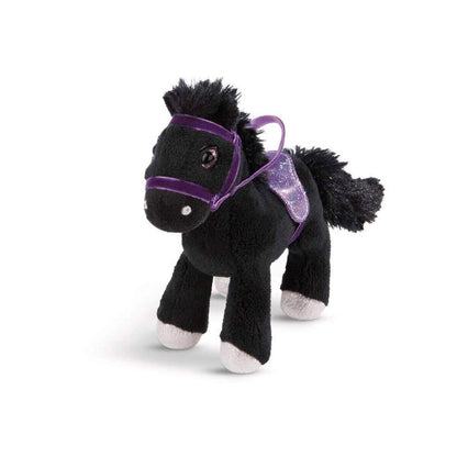 NICI Pferd Black Cassis mit Zaumzeug 16cm