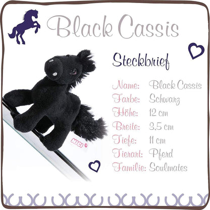 NICI Pferd Black Cassis Plüsch MagNICI 12 cm