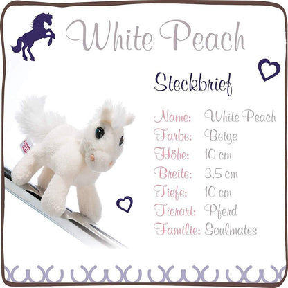 NICI Pferd White Peach Plüsch MagNICI 12 cm