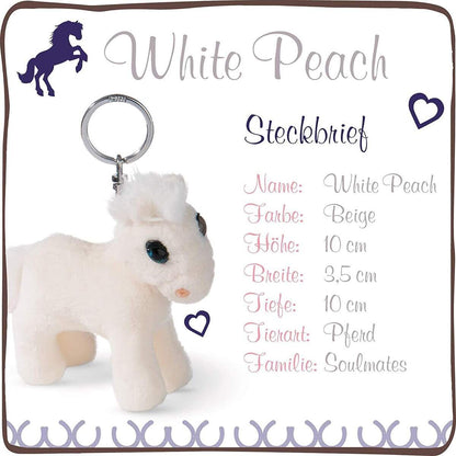 NICI Pferd White Peach Schlüsselanhänger 10cm