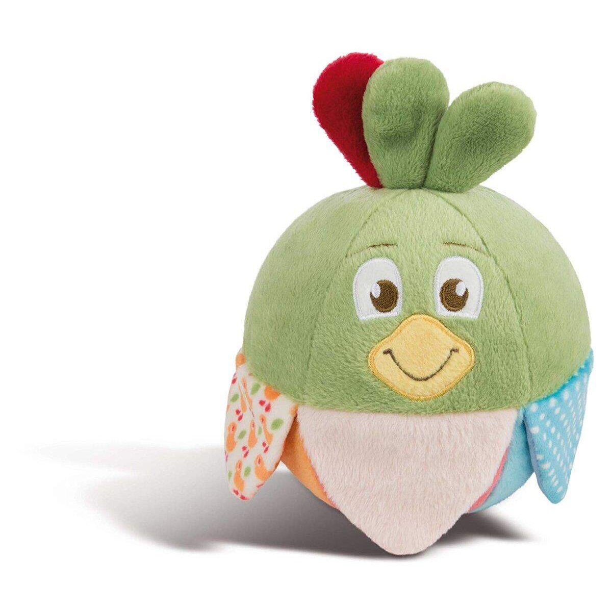 NICI Plüschball Fritz der Spatz mit Glocke