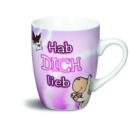 NICI Porzellantasse "Hab dich lieb!", 10 x 8,5 cm