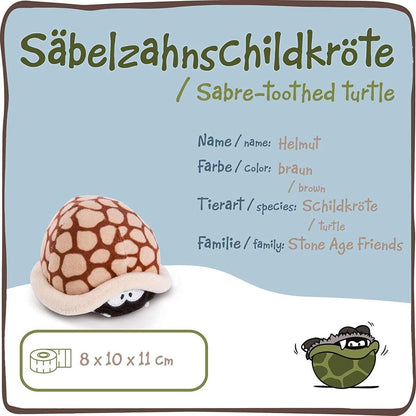 NICI Säbelzahnschildkröte Helmut braun 11cm