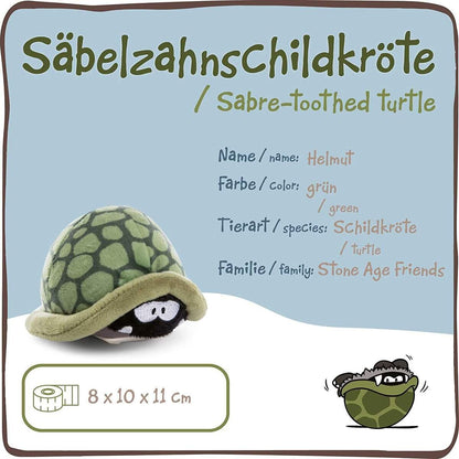 NICI Säbelzahnschildkröte Helmut dunkelgrün, 11 cm