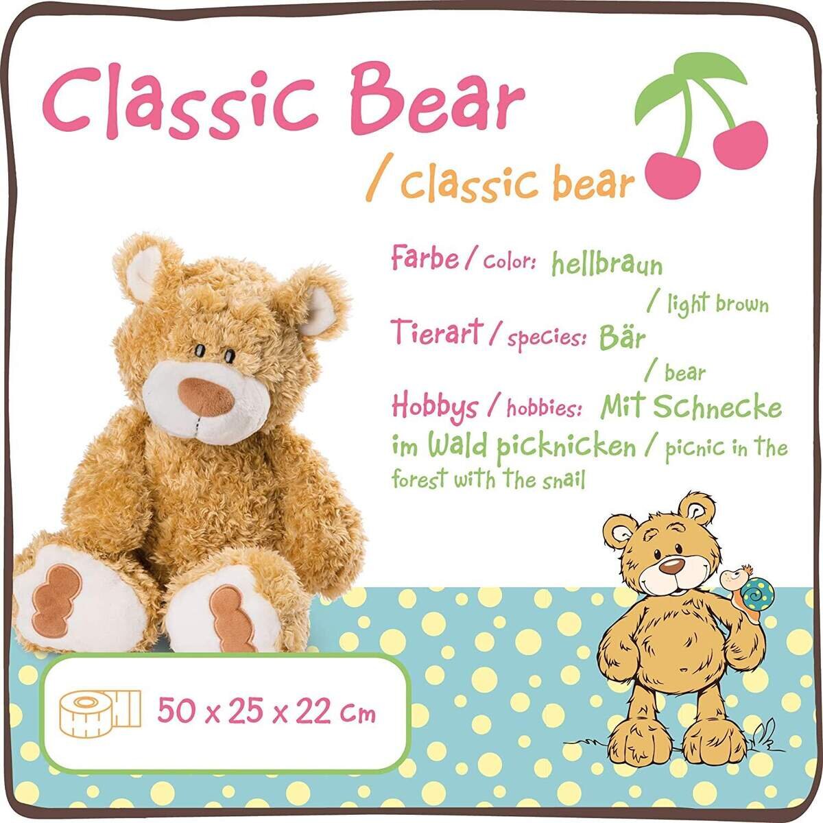 NICI Schlenker Bär goldbraun, 50 cm