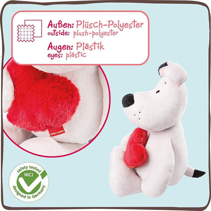 NICI Schlenker Love Hund mit Herz, 70 cm