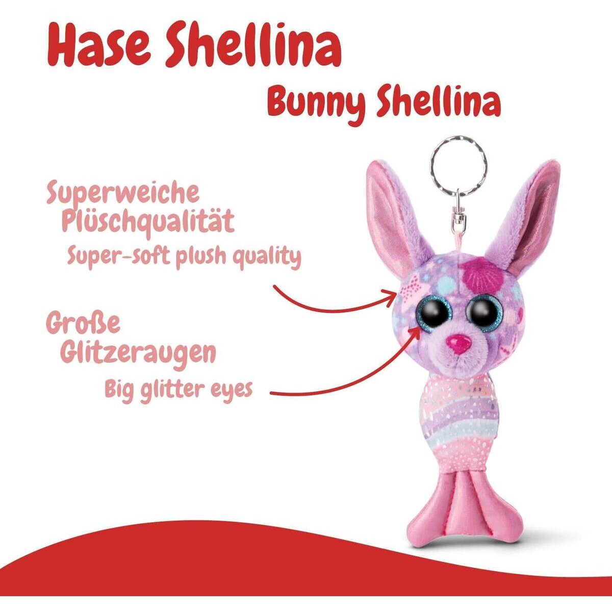 NICI Schlüsselanhänger Hase mit Flosse 12cm