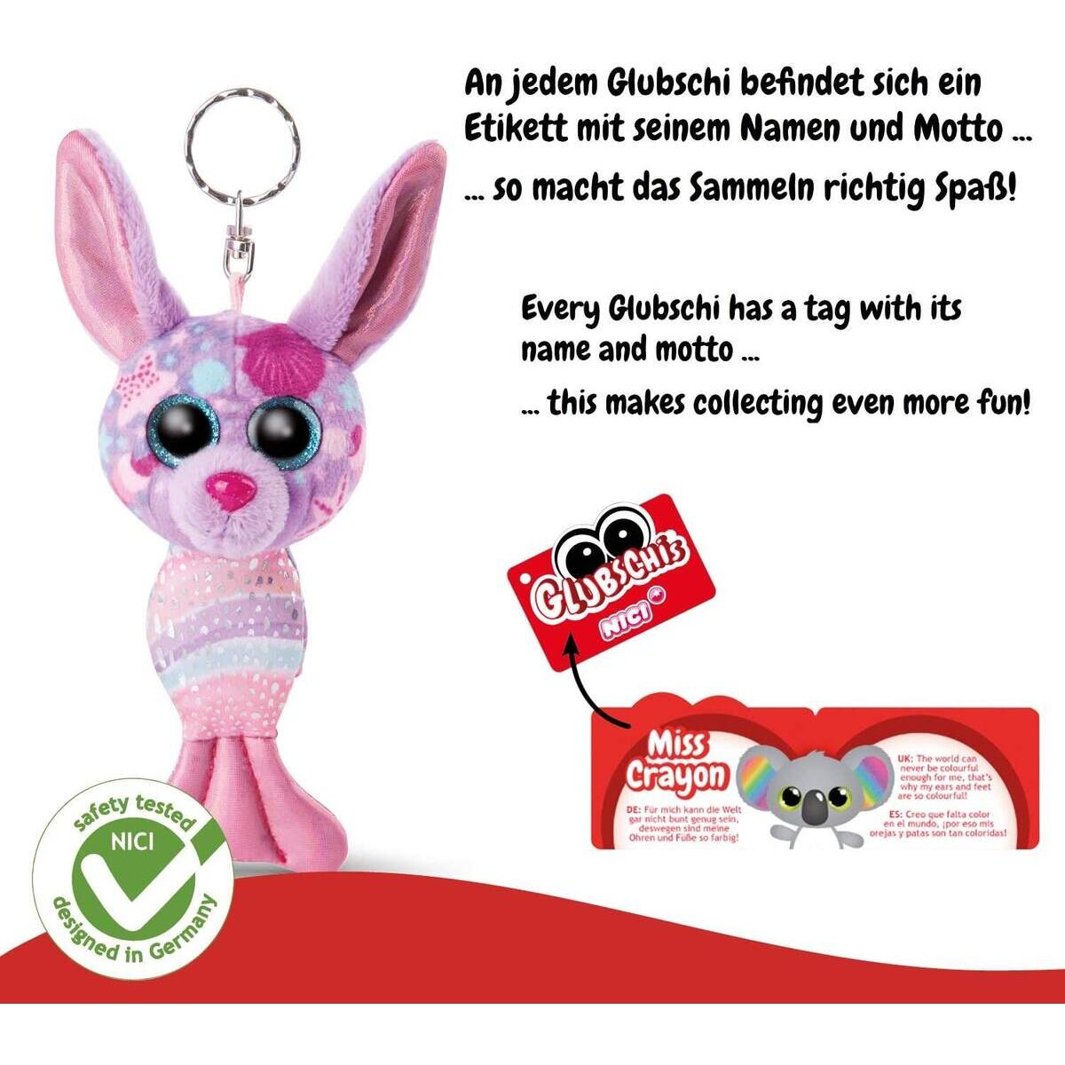 NICI Schlüsselanhänger Hase mit Flosse 12cm