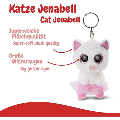 NICI Schlüsselanhänger Katze Jenabell 9cm