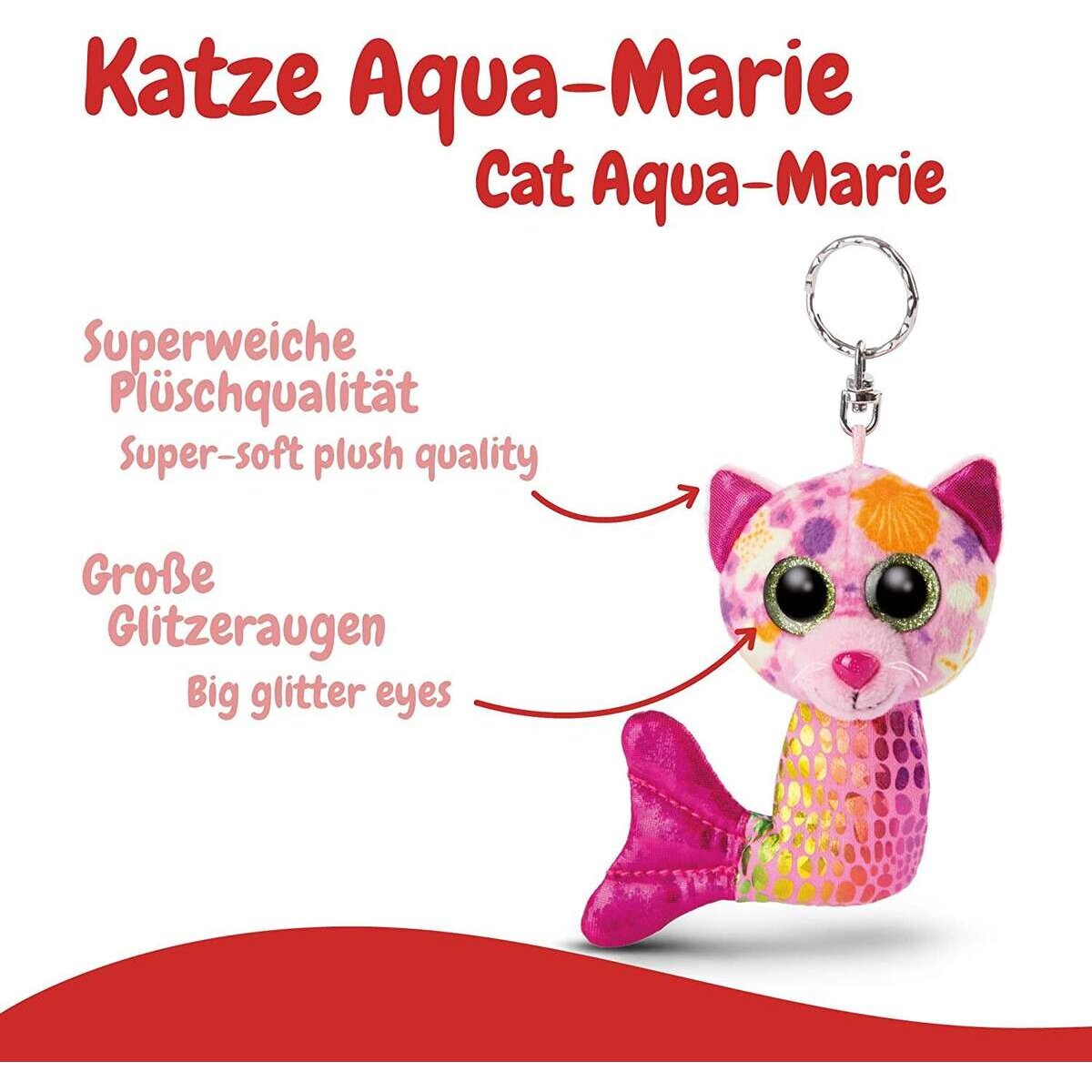 NICI Schlüsselanhänger Katze mit Flosse 11cm
