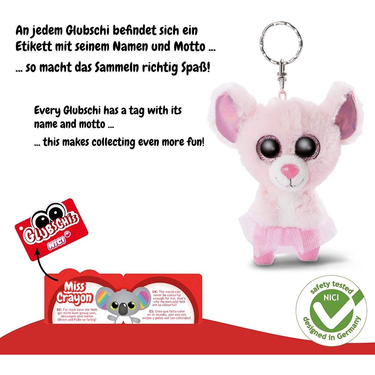 NICI Schlüsselanhänger Maus Yammy 9 cm
