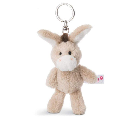 NICI Schlüsselanhänger Plüsch Esel, 10 cm