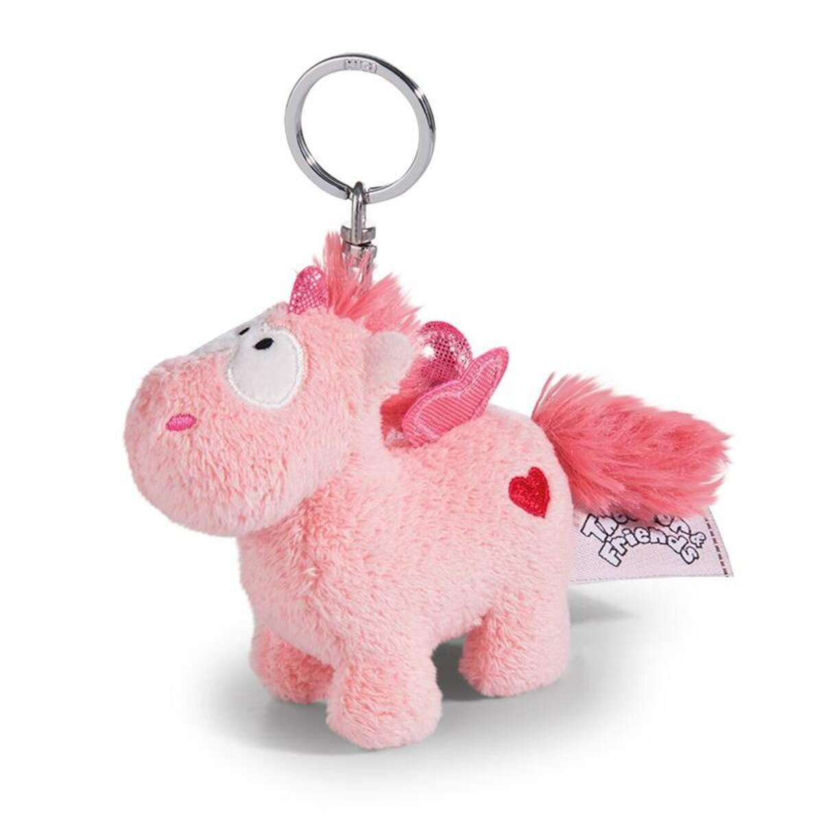 NICI Schlüsselanhänger Theodor in Love Einhorn Merry Heart