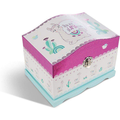 NICI Schmuckbox Lama Flokatina mit LED Lichtern