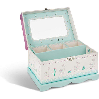 NICI Schmuckbox Lama Flokatina mit LED Lichtern
