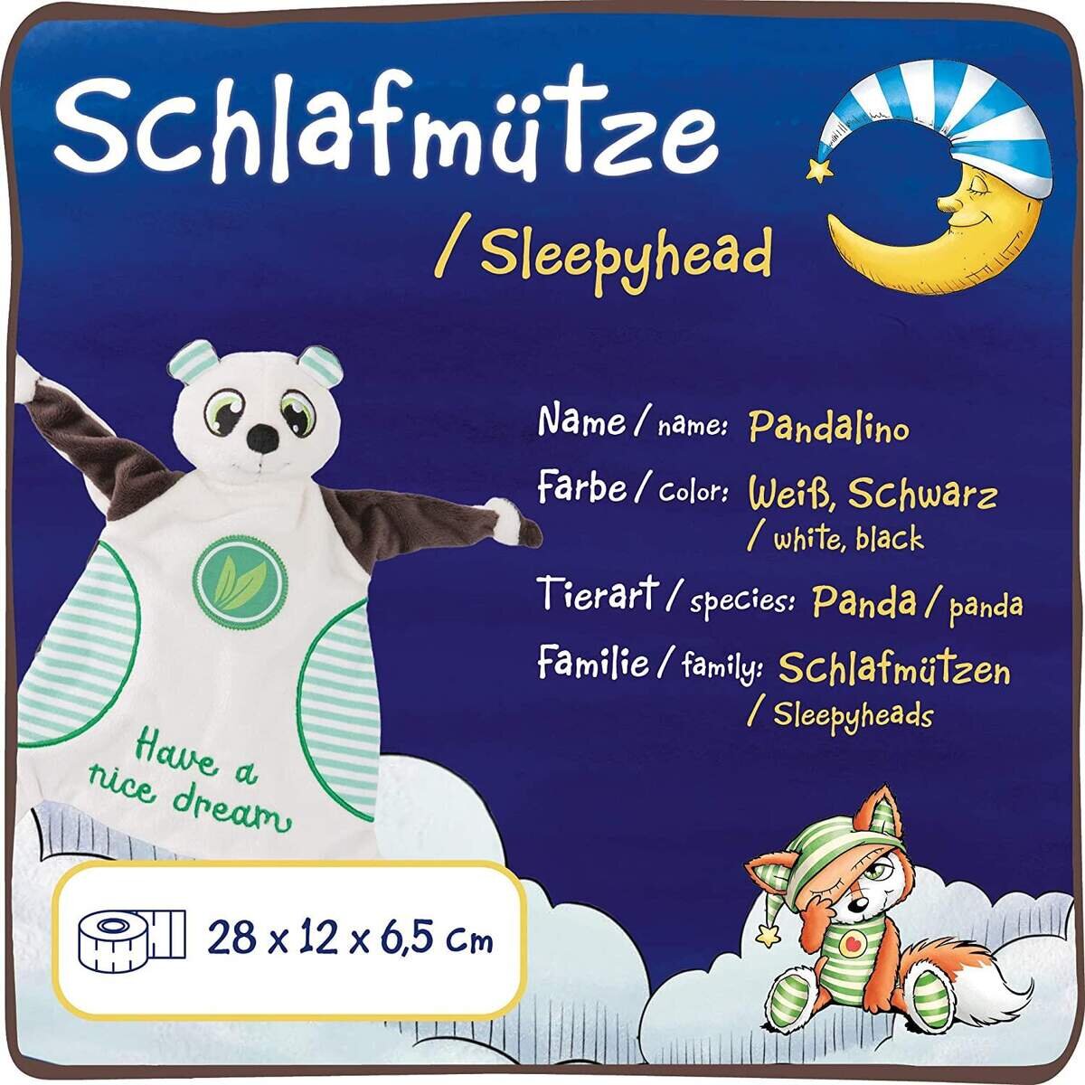 NICI Schmusetuch Pandalino von den Schlafmützen "Have a Nice Dream"