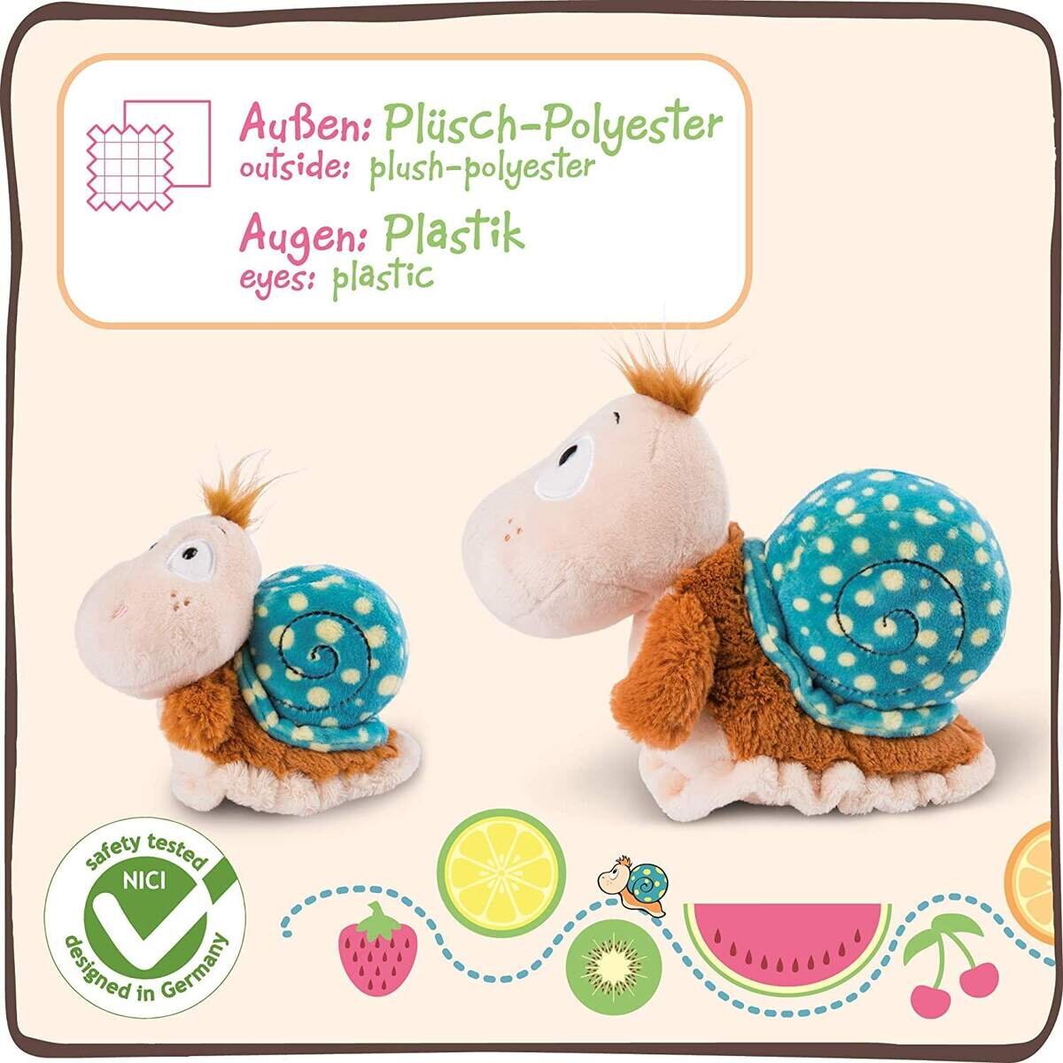 NICI Schnecke türkis, 25 cm