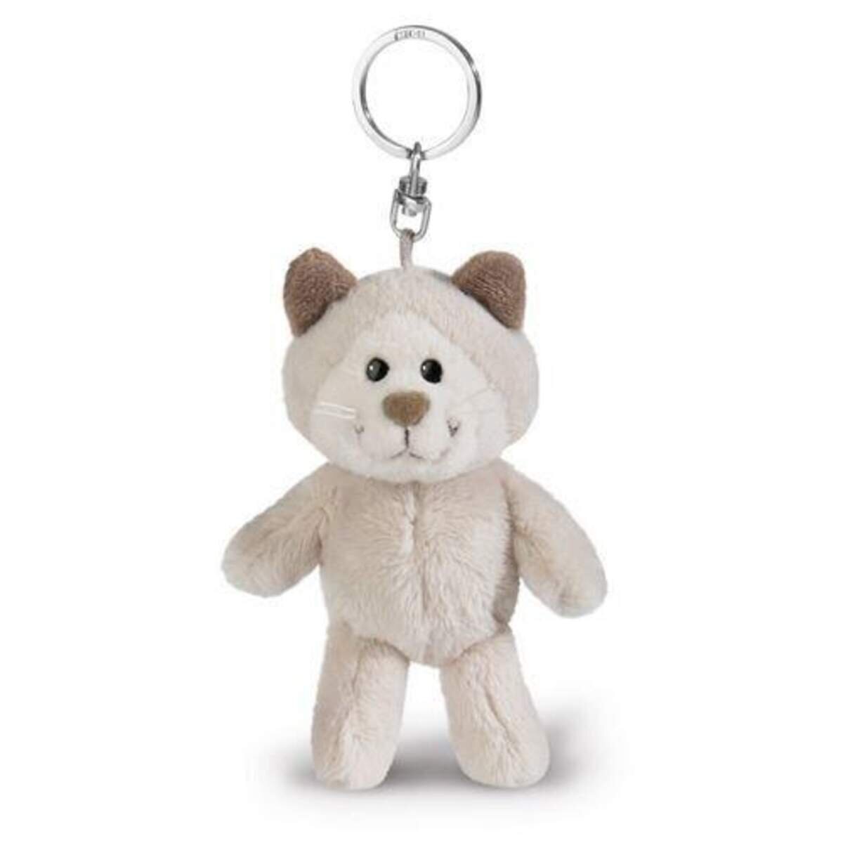 NICI Schneekatze Junge 10 cm Schlüsselanhänger