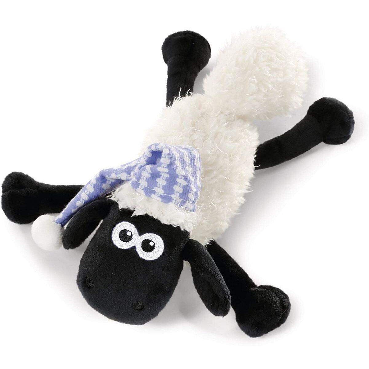NICI Shaun das Schaf mit Schlafmütze liegend, 20 cm