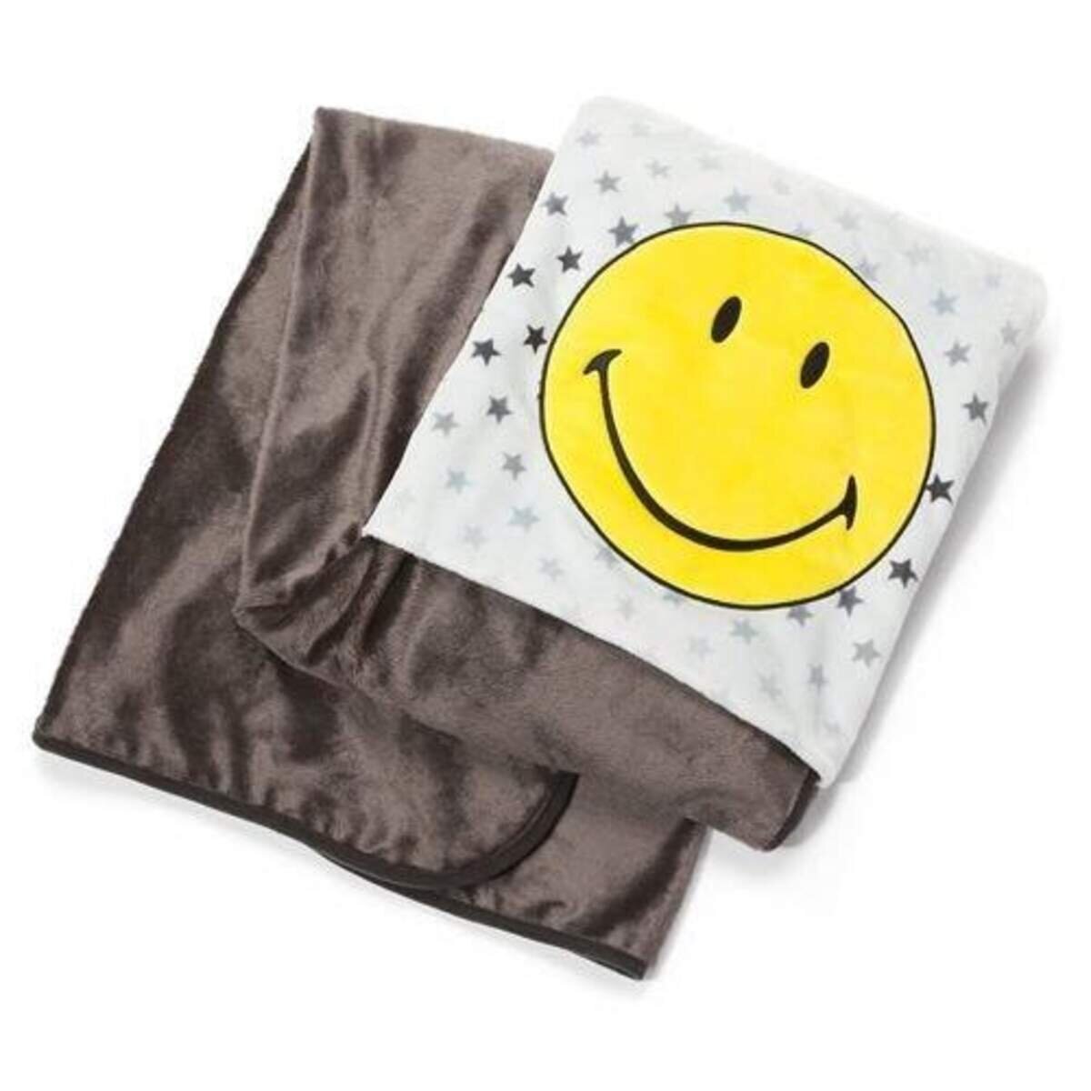 NICI Smiley Plüschdecke, 144 cm x 120 cm