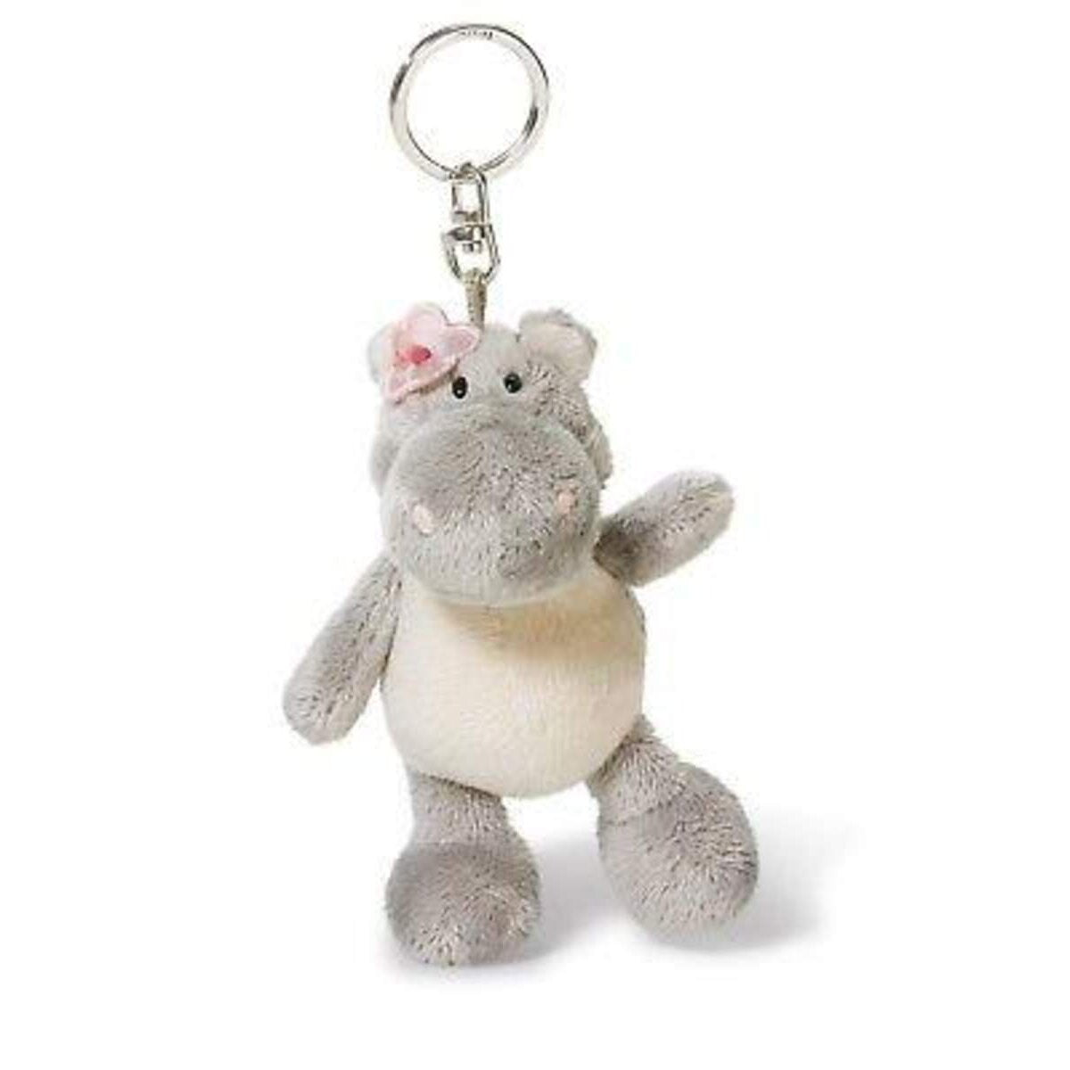 NICI Sommer Schlüsselanhänger Nilpferd, 10 cm