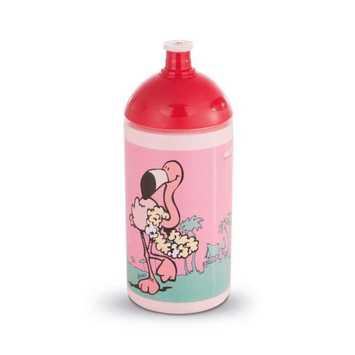 NICI Sommer Trinkflasche mit Flamingo, 19,5 cm