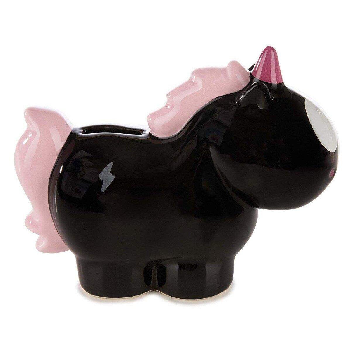 NICI Spardose Einhorn Carbon Flash