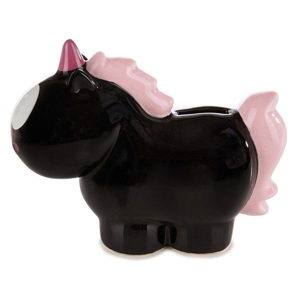 NICI Spardose Einhorn Carbon Flash