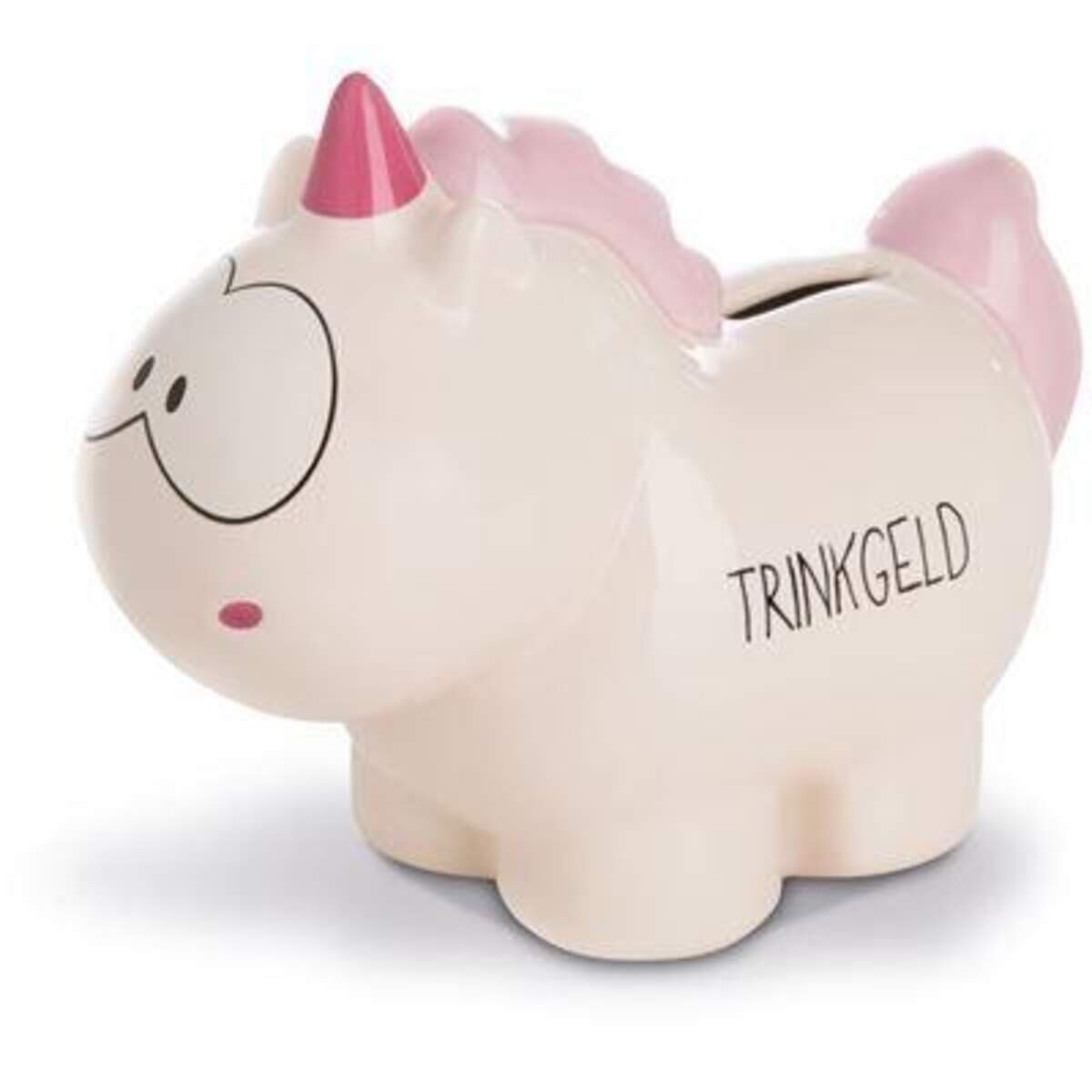 NICI Spardose Einhorn Theodor "Trinkgeld", 7,5 x 12 x 16,5 cm