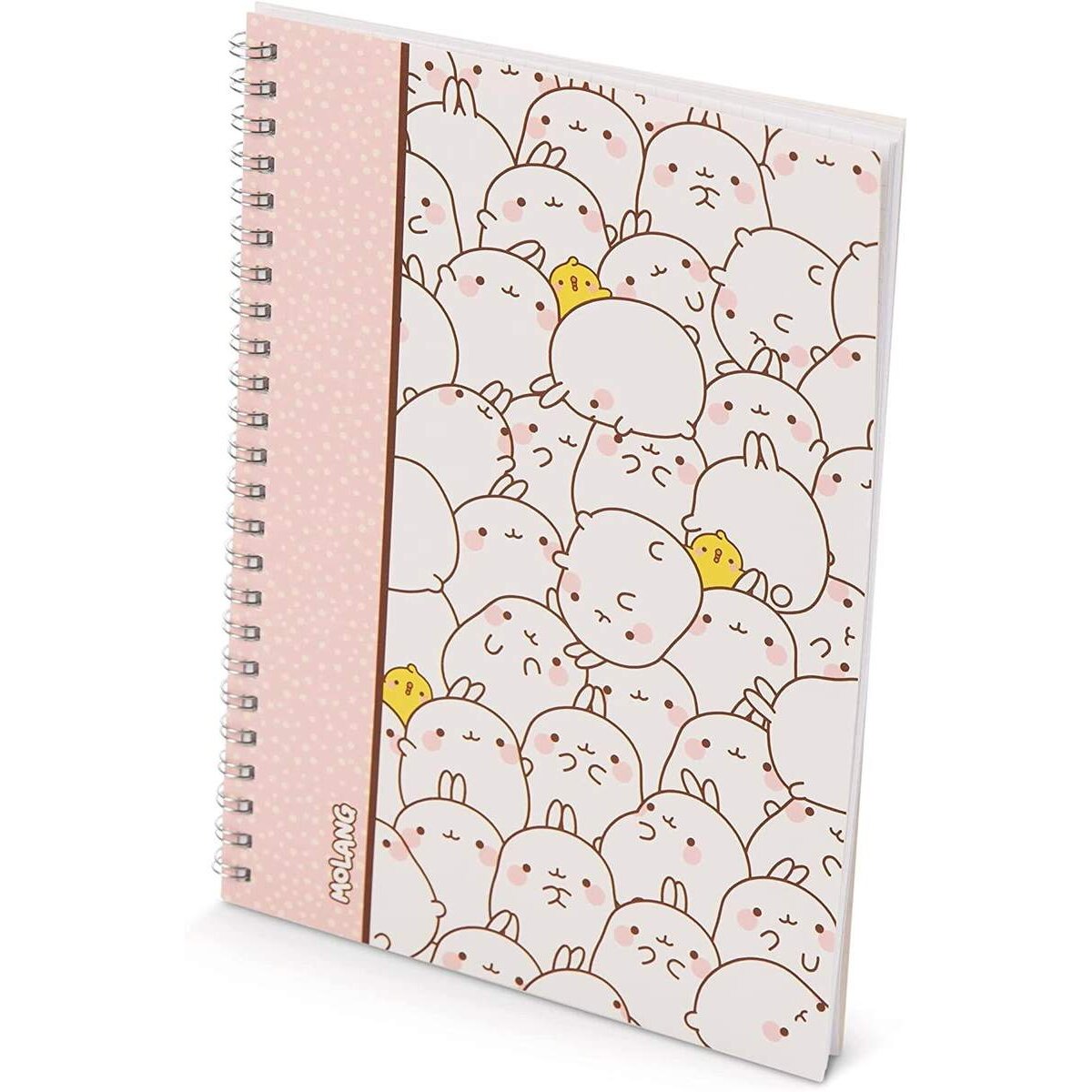 NICI Spiralblock Molang DIN A5 kariert, 80 Seiten aus FSC-Papier