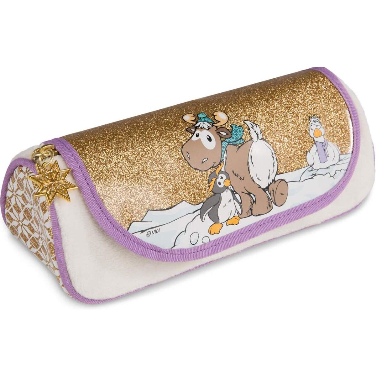 NICI Stiftemappe zum Rollen Pinguin Frizzy