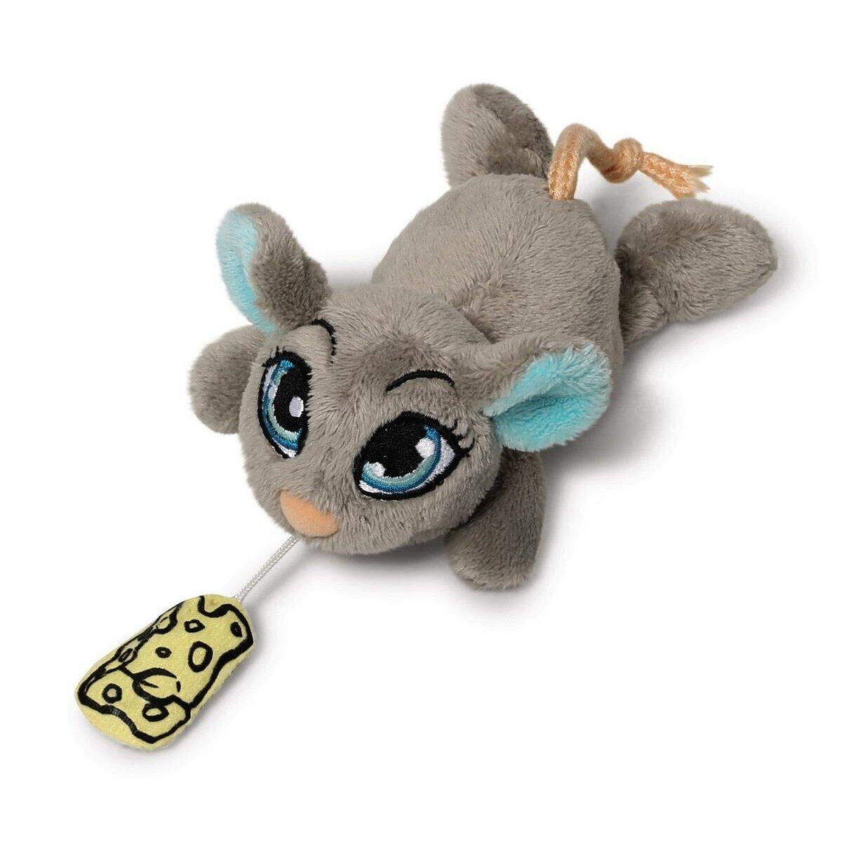 NICI Sweethearts Maus mit Bewegungschip, Plüschtier, 12 cm, grau