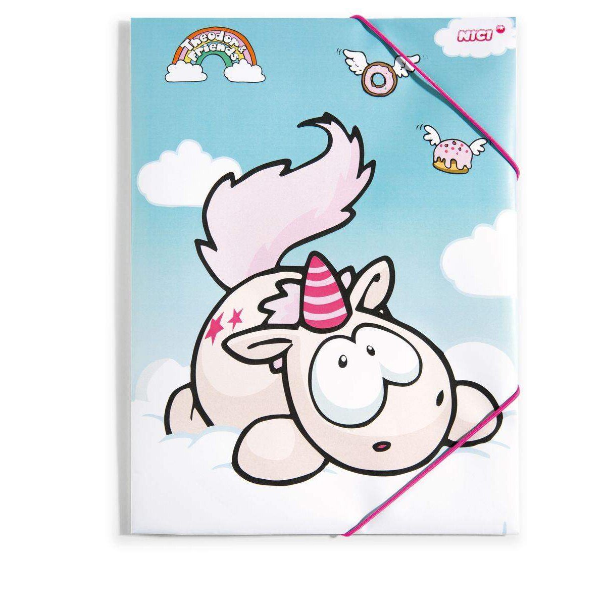 NICI Theodor & Friends Sammelmappe Einhorn Theodor, DIN A4