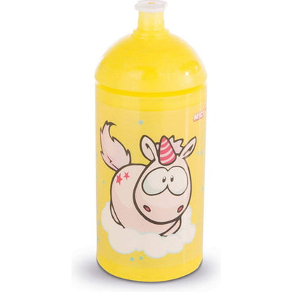 NICI Theodor & Friends Trinkflasche mit Einhorn Theodor, 19,5 cm